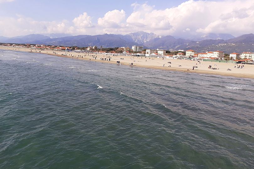 Viareggio, the beach