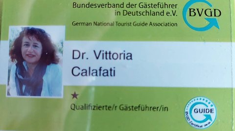 Qualified tourist guide card – BVGD, German National Tourist Guide Association