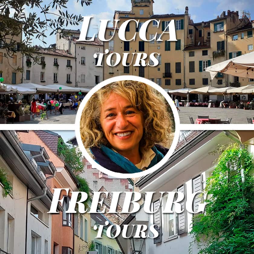 Guided tours in Lucca and Freiburg with qualified tourist guide Vittoria Calafati